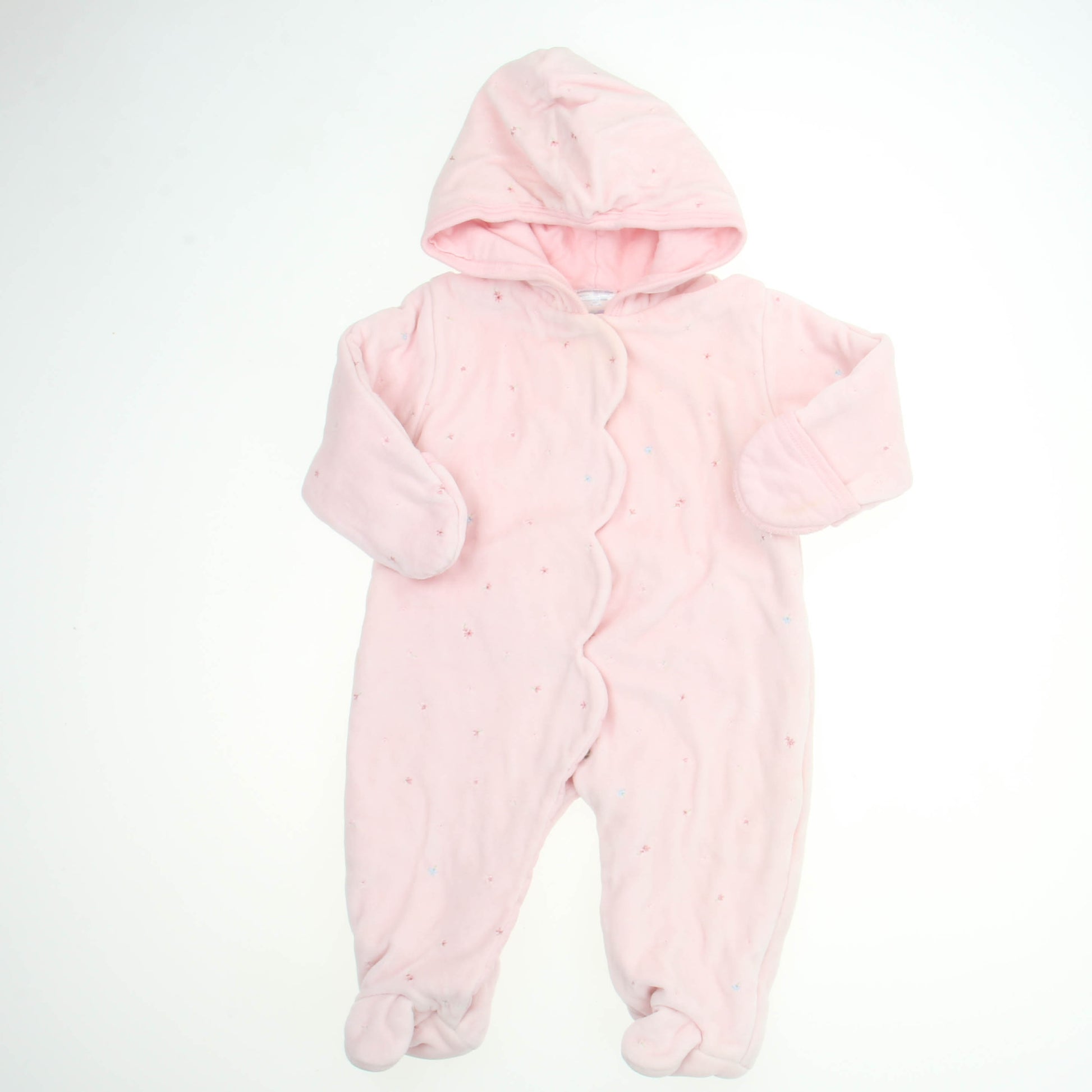 Miniclasix Girls Pink Bunting Size: 9 Months Pink