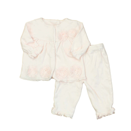 Miniclassix Girls Pink Apparel Sets Size: 3 Months Pink