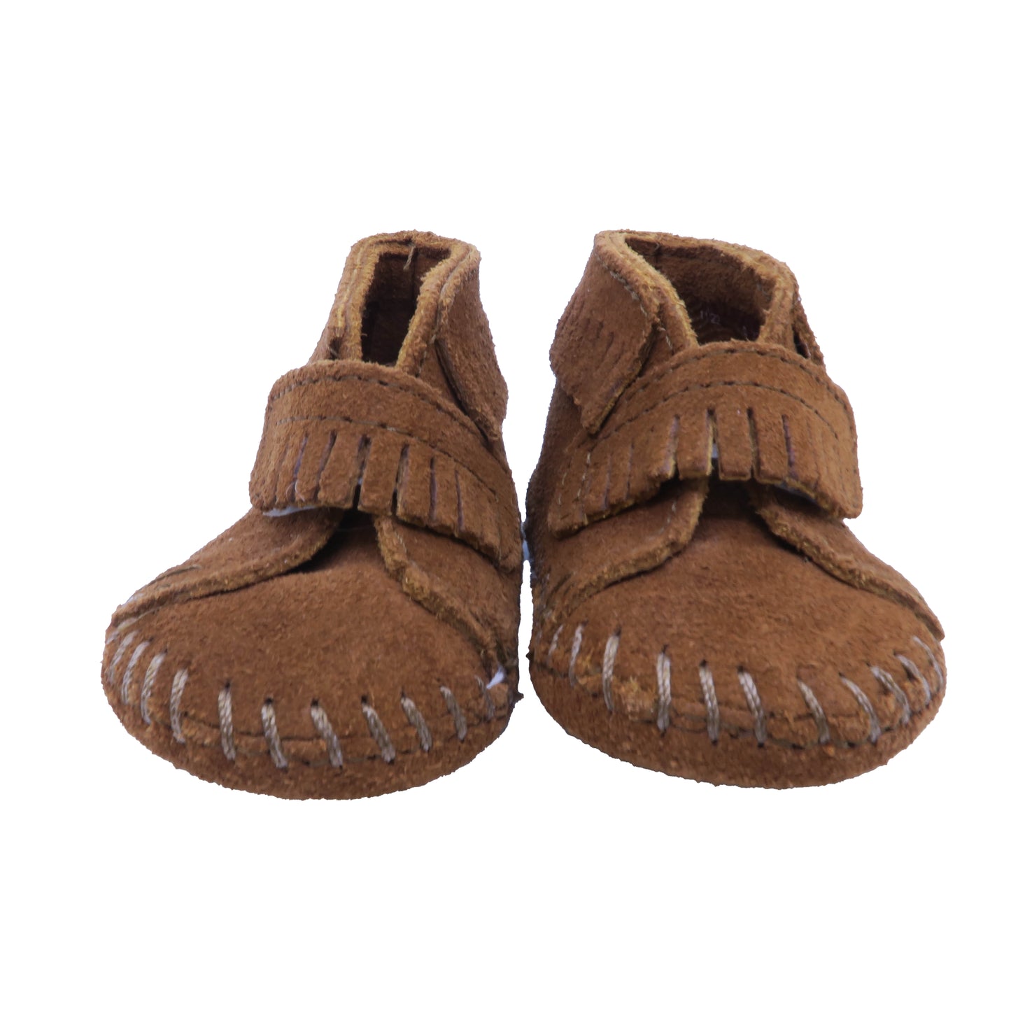 Minnetonka Unisex Brown Booties Size: 0 Infant Brown