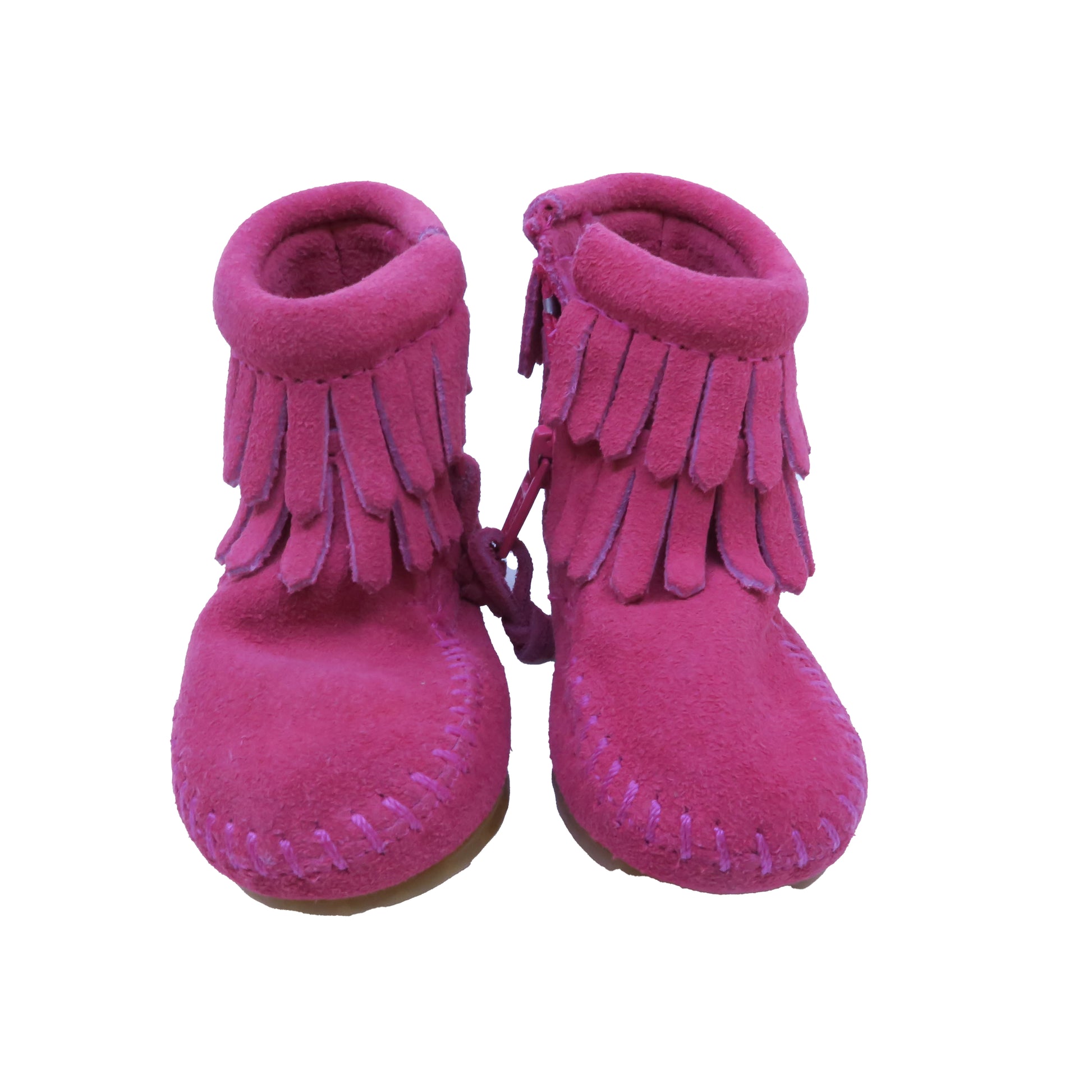 Minnetonka Girls Pink Boots Size: 1 Infant Pink