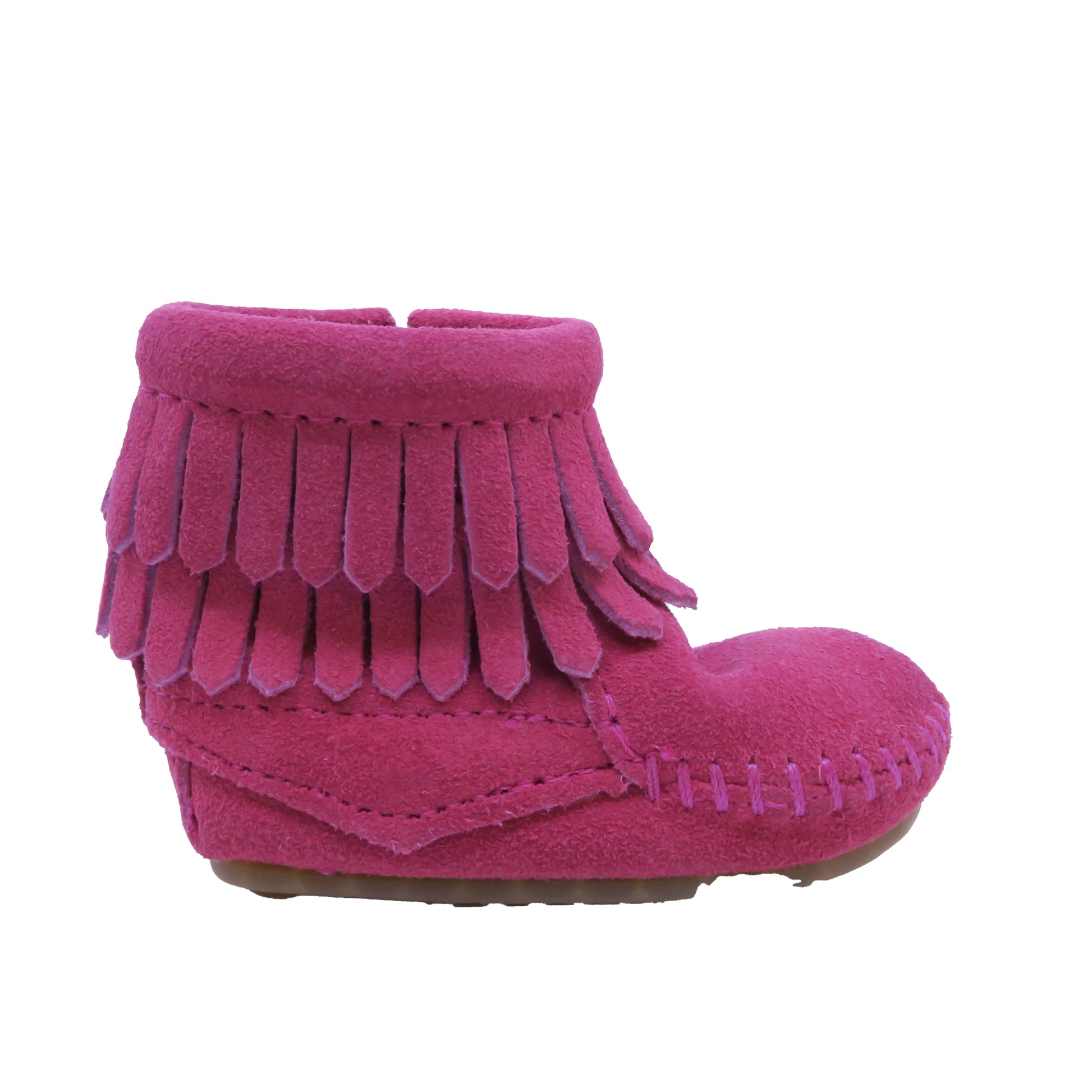 Minnetonka Girls Pink Boots Size: 1 Infant Pink