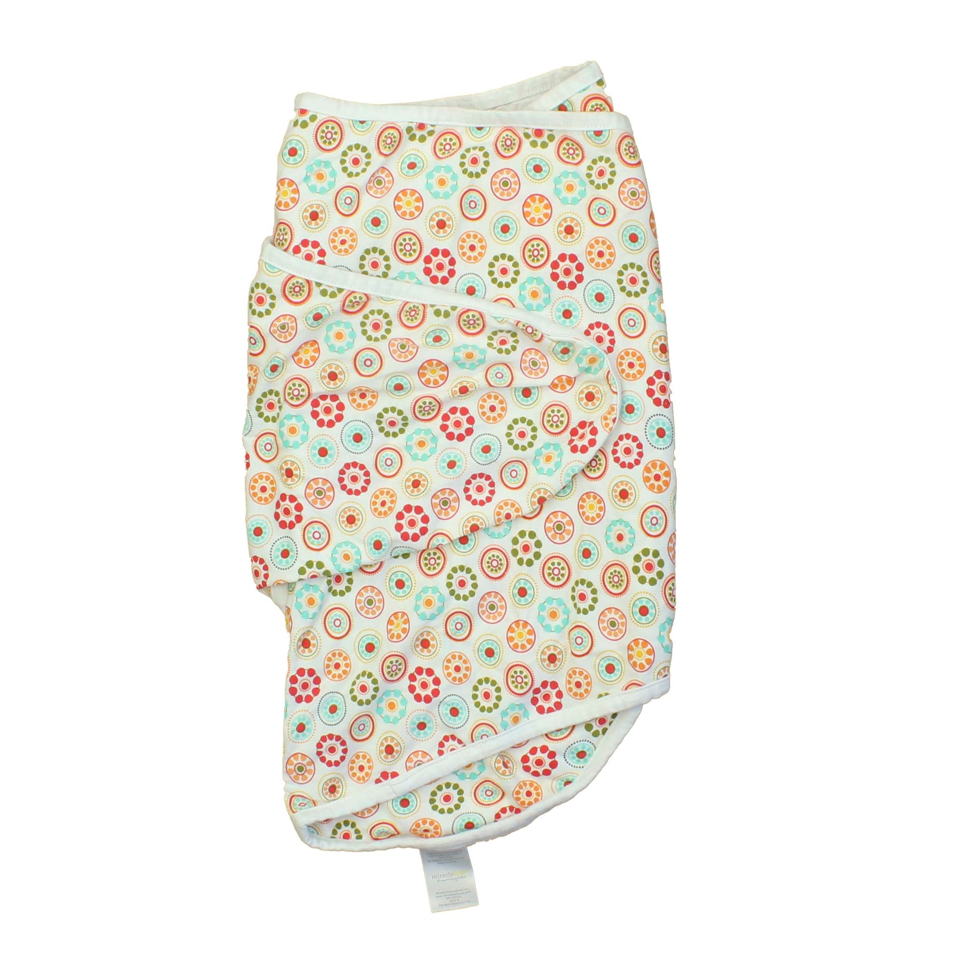 Miracle Baby Girls White | Red | Teal | Orange Sleepsack Size: 0-3 Months White | Red | Teal | Orange