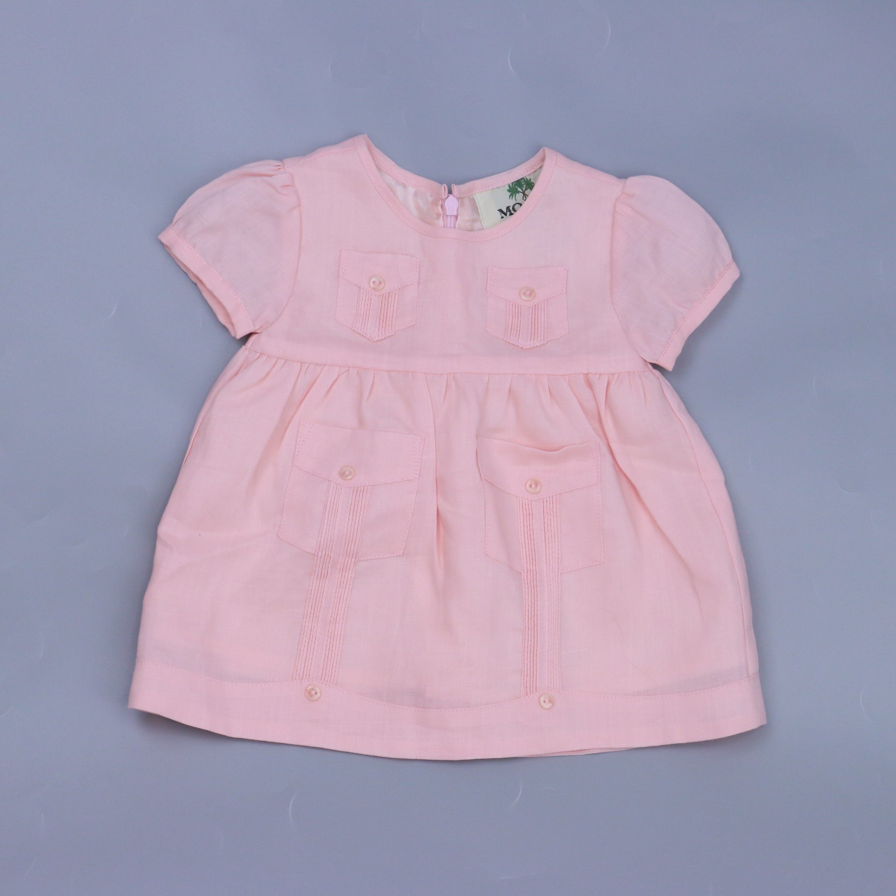Mojito Girls Pink Dress Size: 0-3 Months Pink