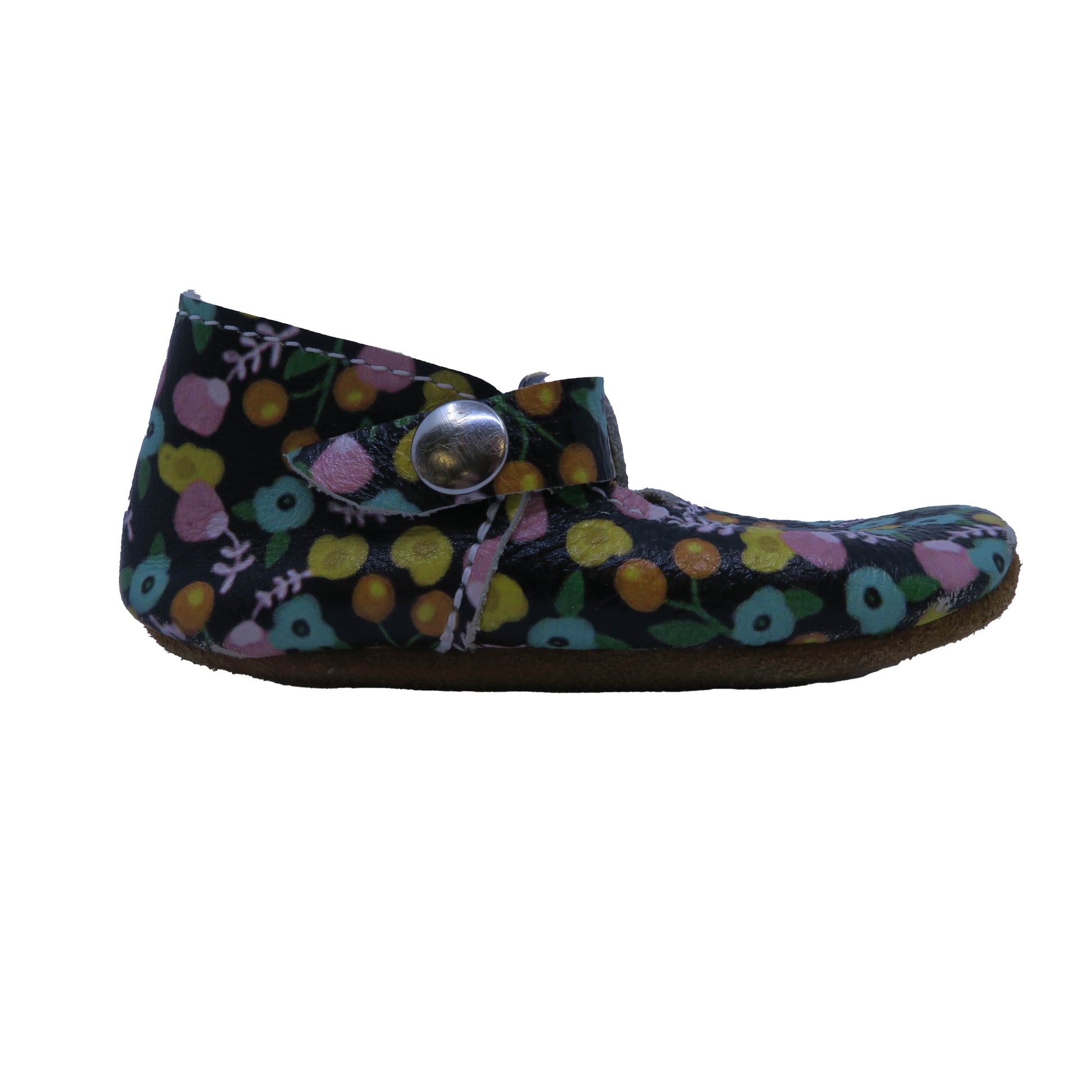 Mon Petit Girls Brown | Floral Booties Size: 5 Toddler Brown | Floral