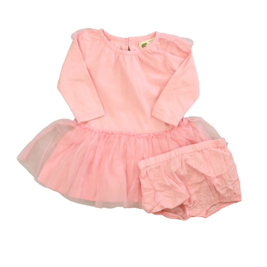Monica + Andy Girls Pink Dress Size: 6-9 Months Pink