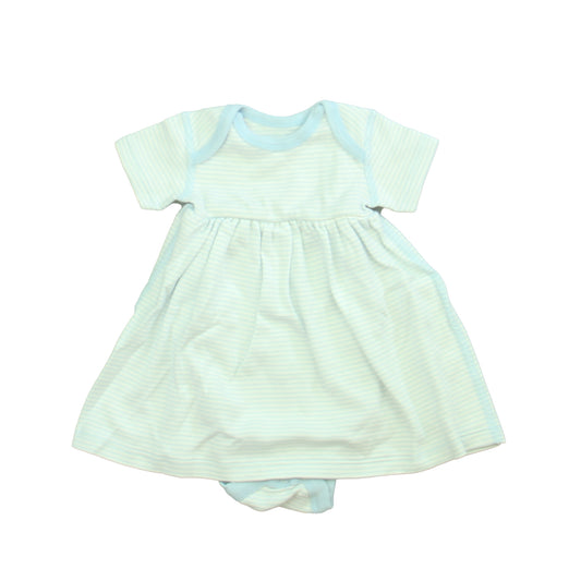 Moon And Back Girls Blue | White Dress Size: 0-3 Months Blue | White
