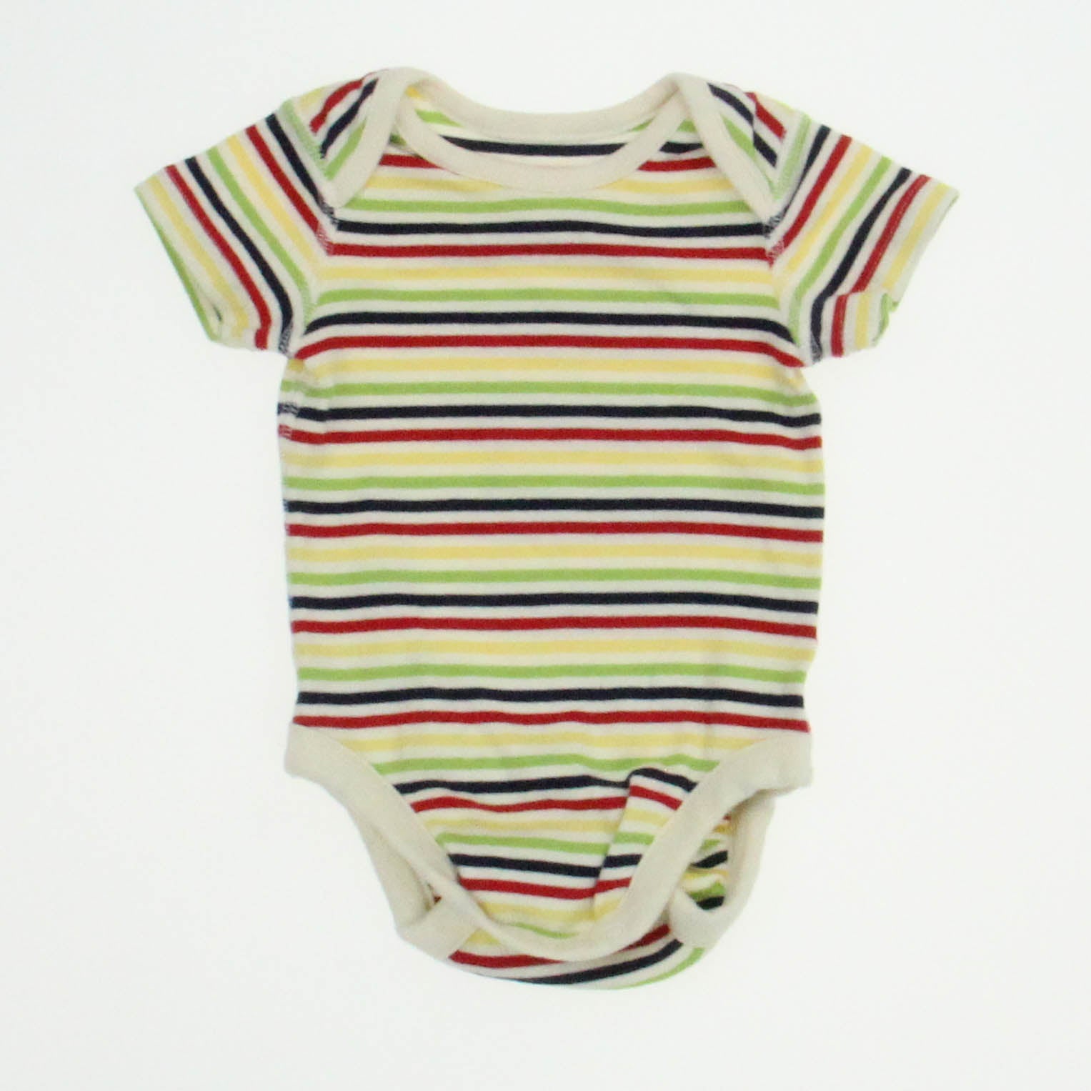 Moon And Back Unisex Stripes Onesie Size: 0-3 Months Stripes