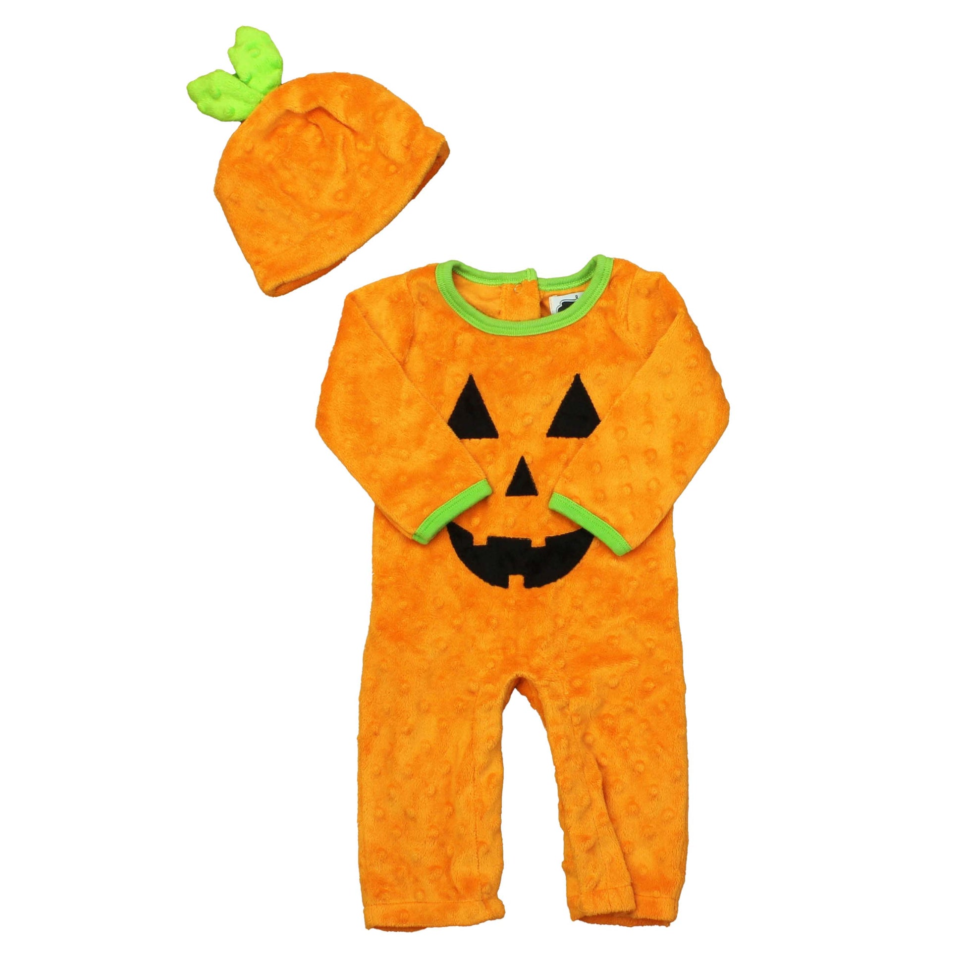 Mudpie Unisex Orange | Pumpkin Costume Size: 0-6 Months Orange | Pumpkin