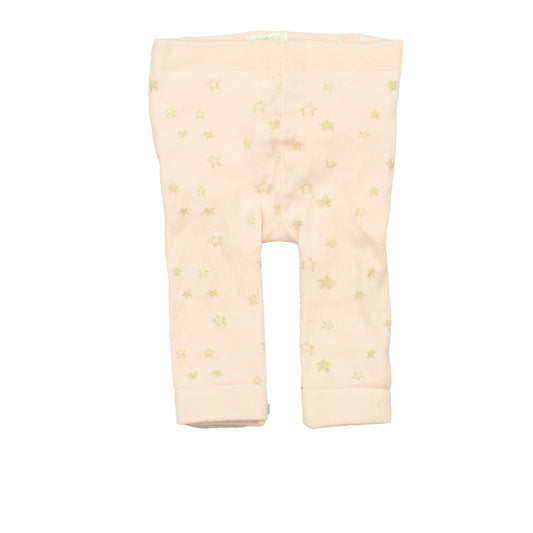 Mudpie Girls Pink | Gold Tights Size: 0-6 Months Pink | Gold