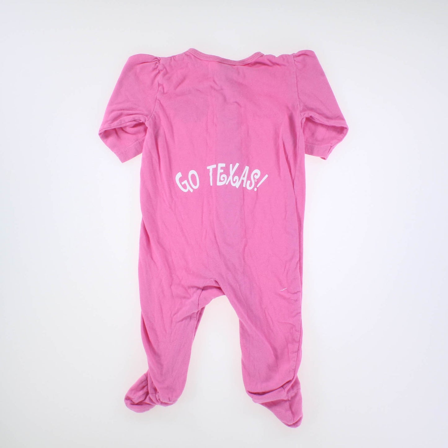 NCAA Girls Pink | Go Texas Long Sleeve Outfit Size: 3-6 Months Pink | Go Texas