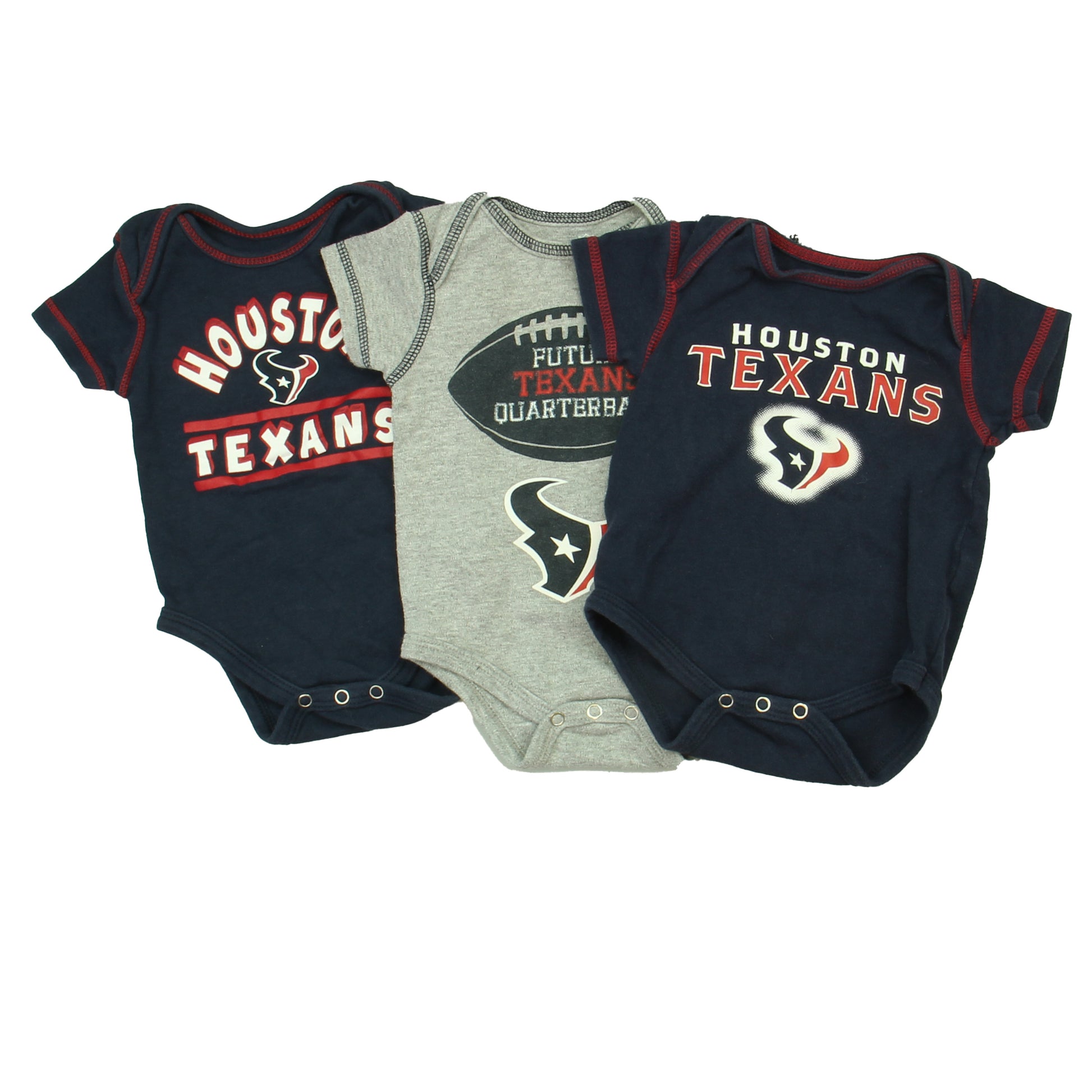 NFL Unisex Blue | Grey | Houston Texans Apparel Sets Size: 3-6 Months Blue | Grey | Houston Texans