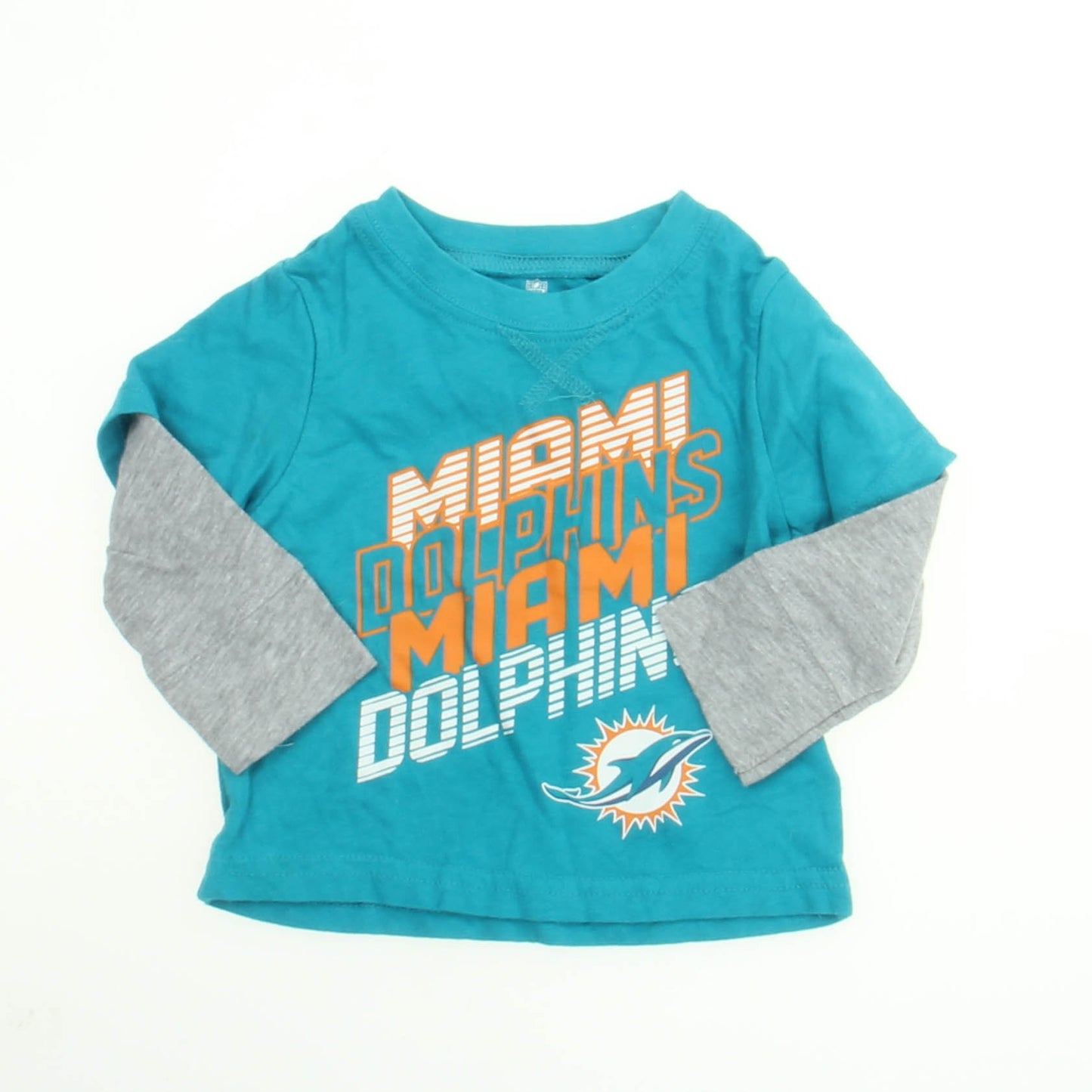 NFL Unisex Teal Long Sleeve T-Shirt Size: 6-9 Months Teal
