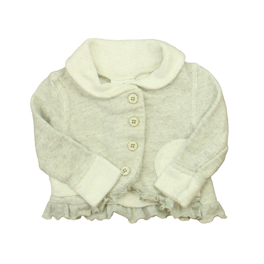 Naartjie Girls Gray Cardigan Size: 18-24 Months Gray