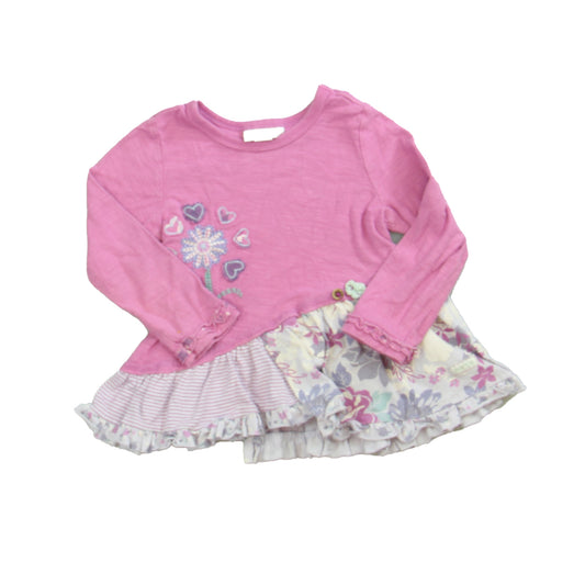 Naartjie Girls Purple Long Sleeve Shirt Size: 18-24 Months Purple