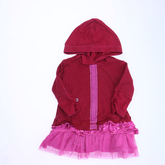Naartjie Girls Red Dress Size: 3-6 Months Red