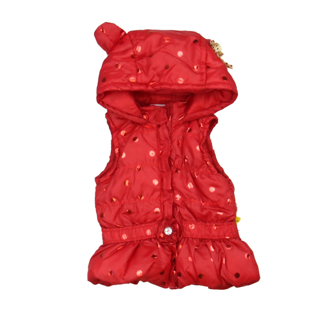 Nanette Kids Girls Red Vest Size: 12 Months Red