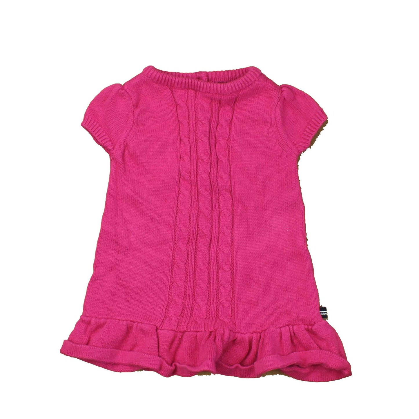 Nautica Girls Pink Sweater Dress Size: 12 Months Pink