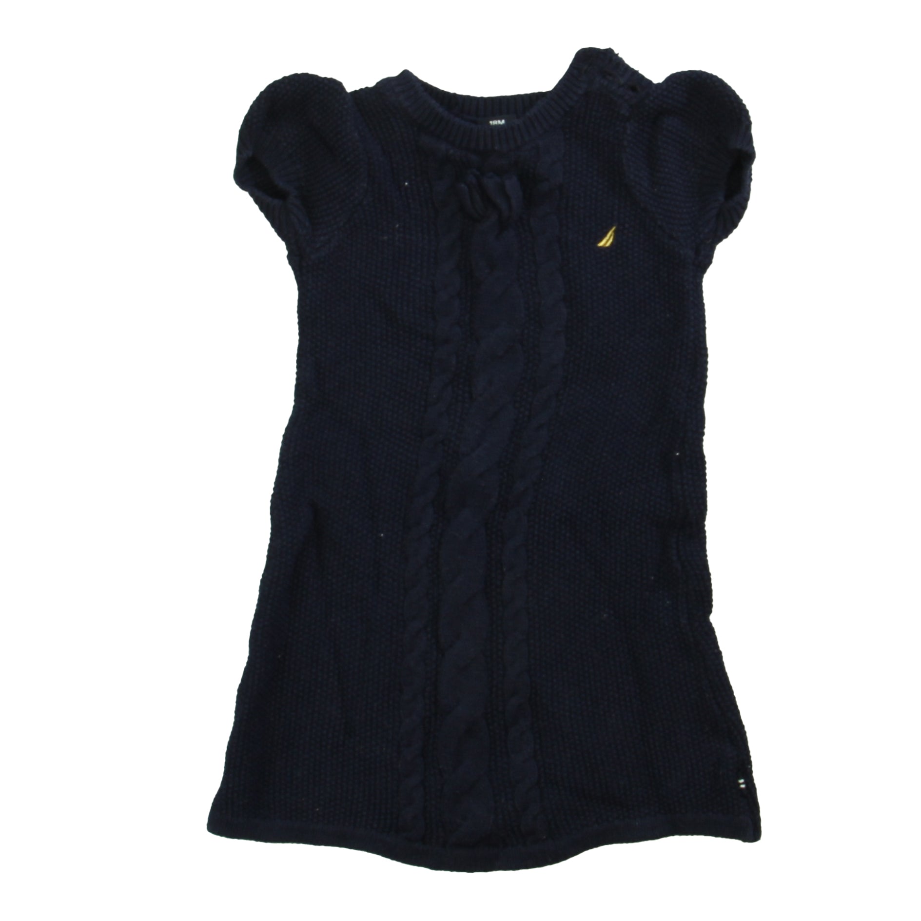 Nautica Girls Navy Sweater Dress Size: 18 Months Navy
