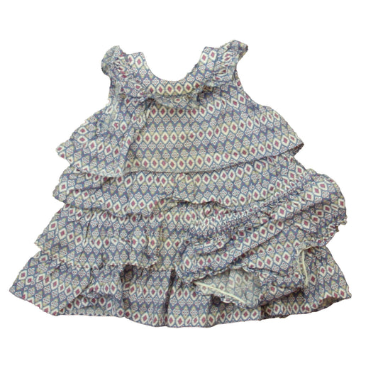 Neck & Neck Girls Blue | Pink Dress Size: 18-24 Months Blue | Pink