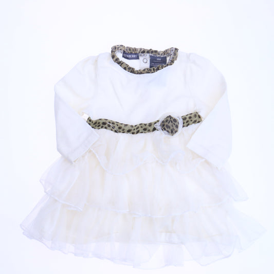 Newberry Girls Ivory Dress Size: 18 Months Ivory
