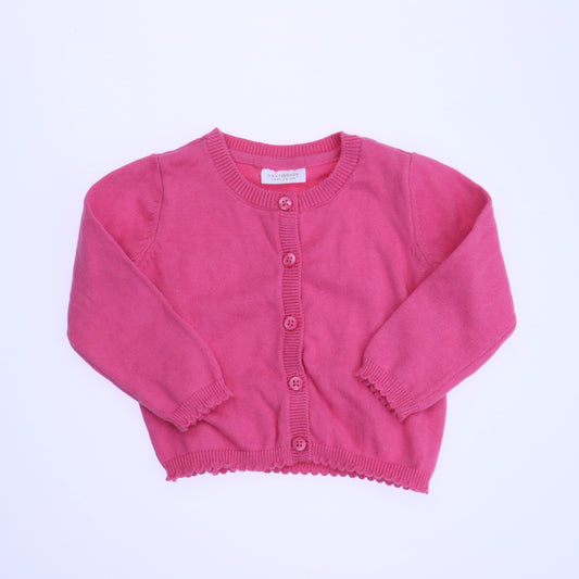 Next Girls Pink Cardigan Size: 6-9 Months Pink