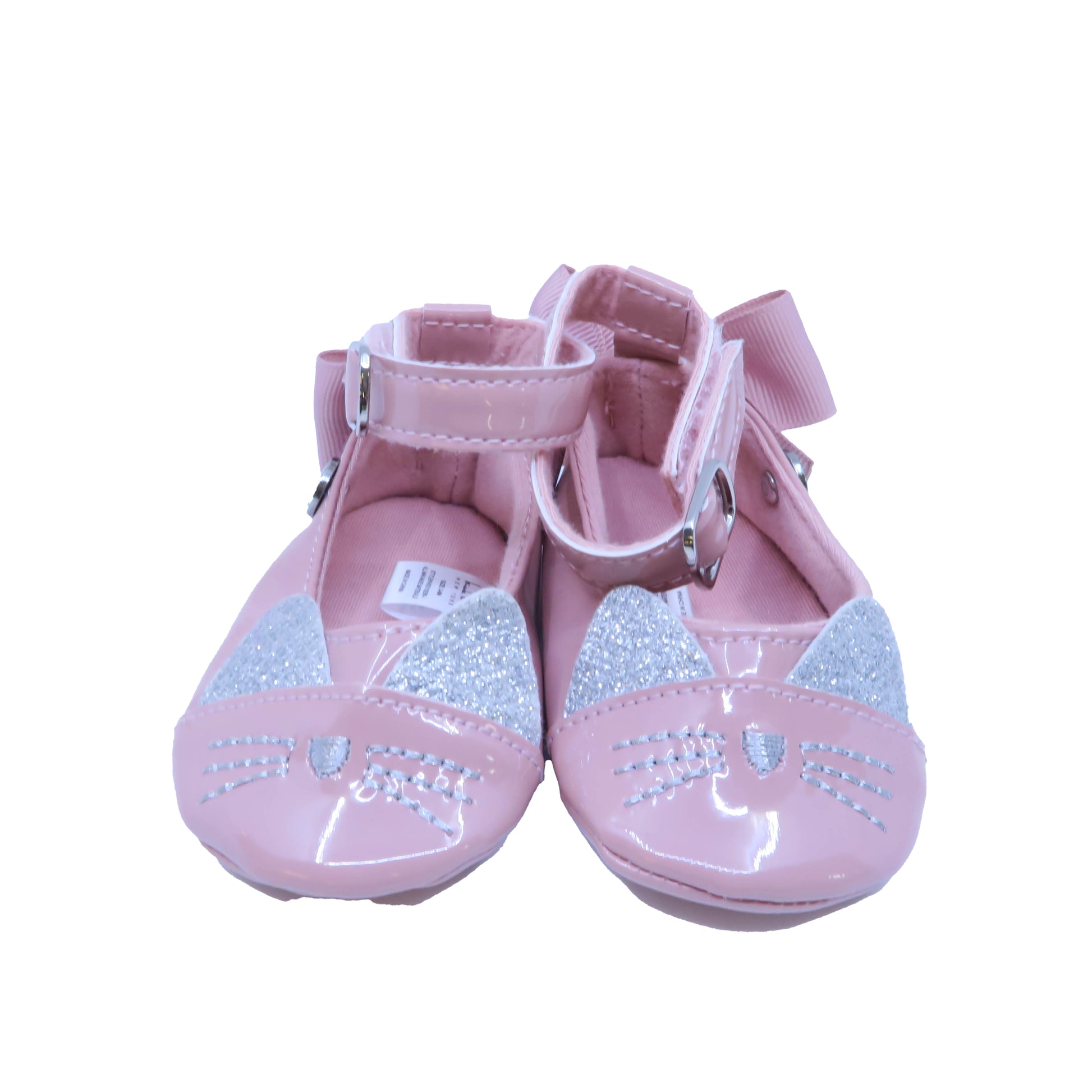 Nicole Miller Girls Pink | Silver Shoes Size: 0-6 Months Pink | Silver