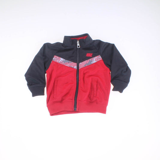 Nike Boys Red | Black Jacket Size: 12 Months Red | Black