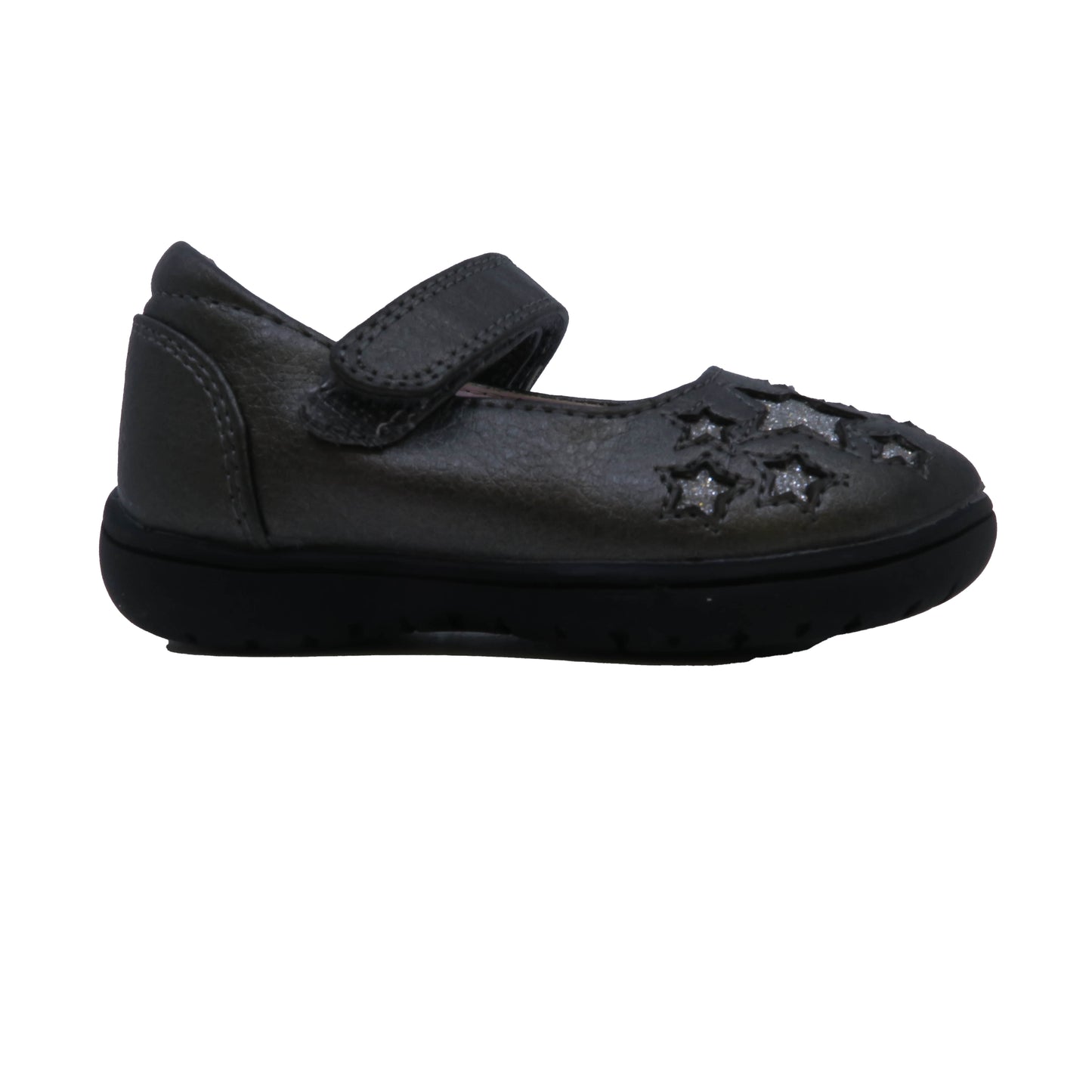 Nina Girls Grey | Silver | Stars Shoes Size: 5 Toddler Grey | Silver | Stars