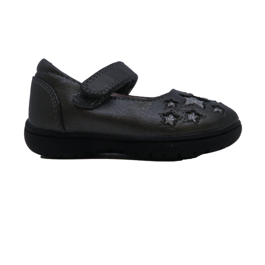 Nina Girls Grey | Silver | Stars Shoes Size: 5 Toddler Grey | Silver | Stars