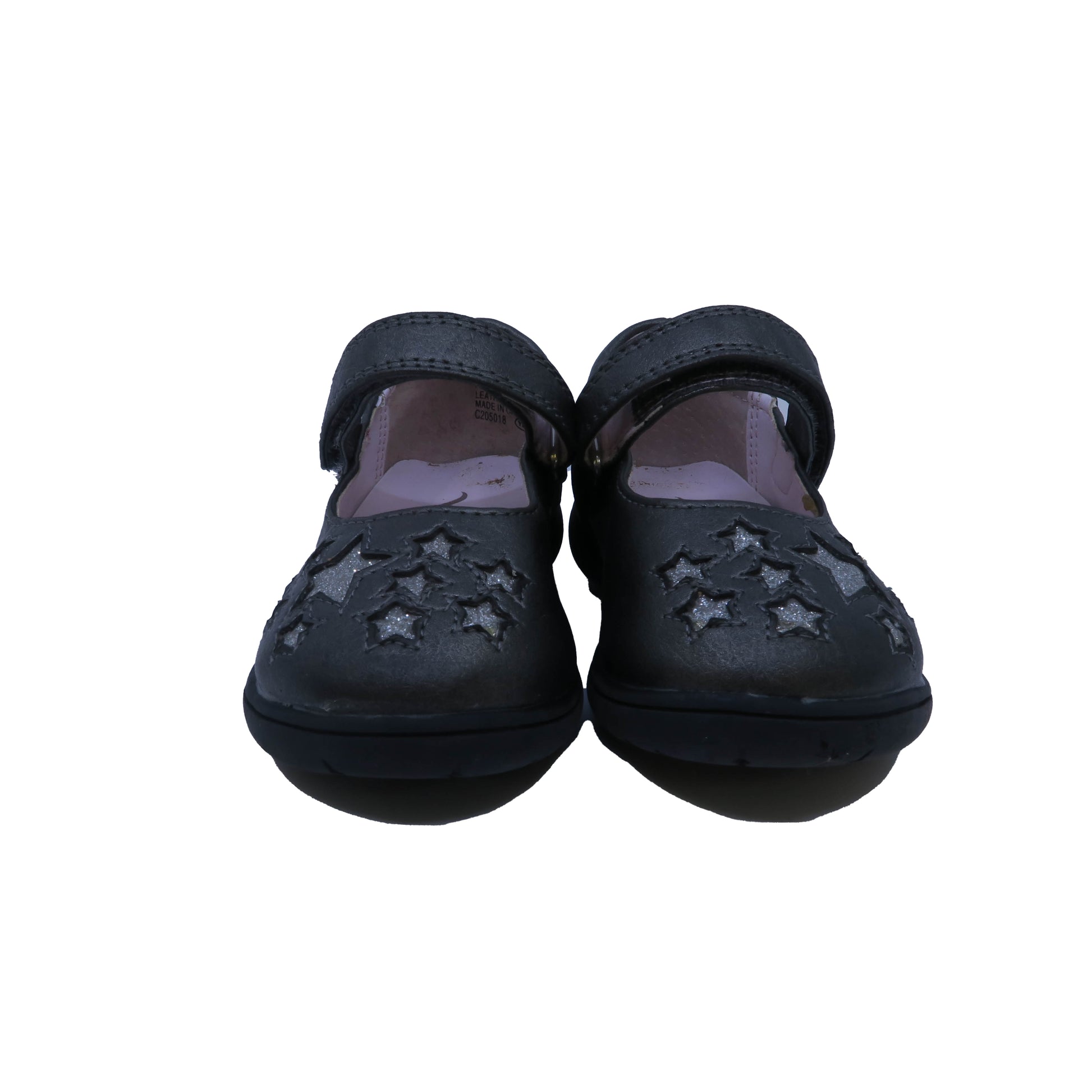 Nina Girls Grey | Silver | Stars Shoes Size: 5 Toddler Grey | Silver | Stars