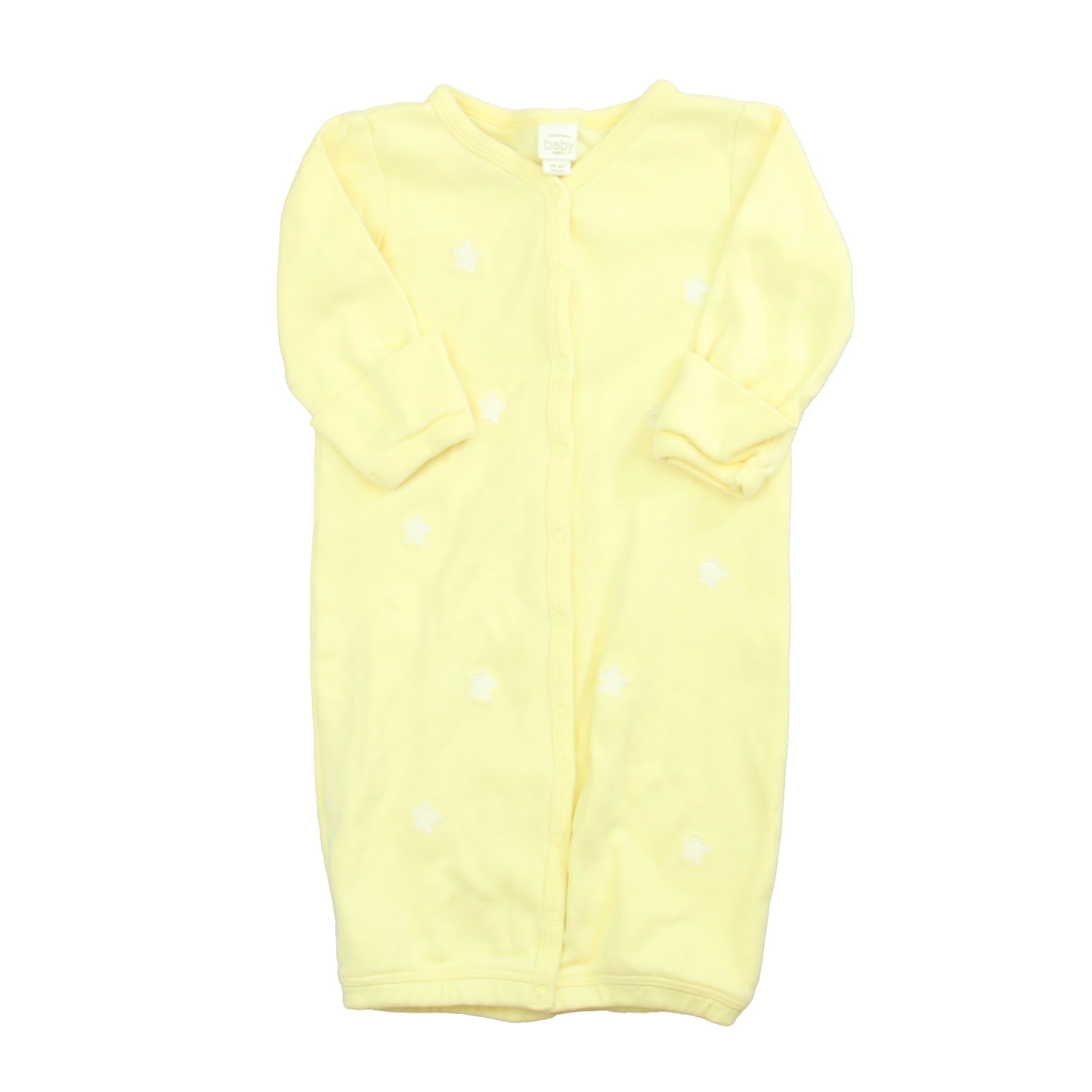 Nordstrom Baby Unisex Yellow Nightgown Size: 0-6 Months Yellow