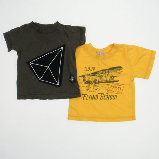 NuNuNu | JB Original Vintage Boys Green | Orange T-Shirt Size: 6 Months Green | Orange