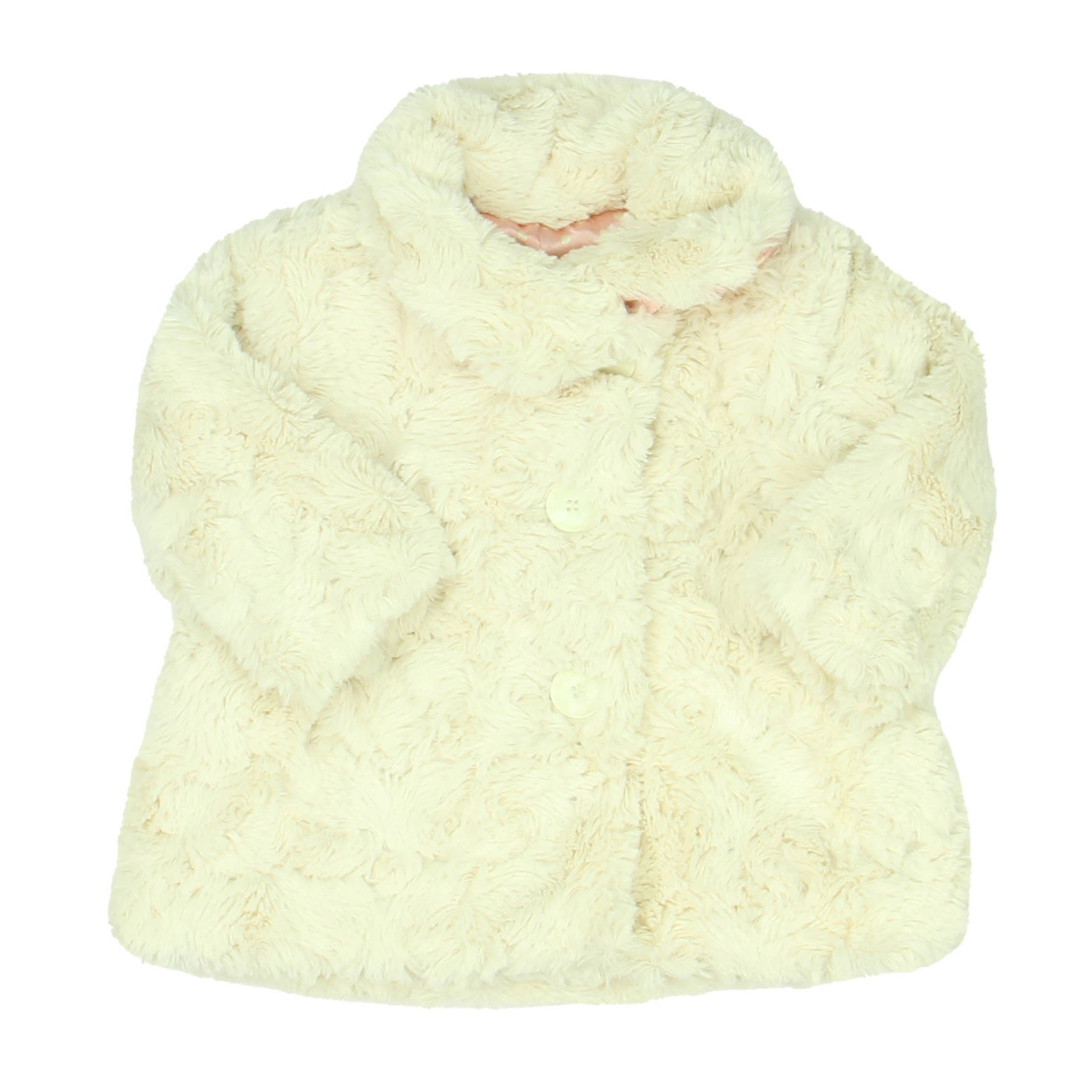 Nutmeg Girls Ivory Jacket Size: 12 - 18 Months Ivory