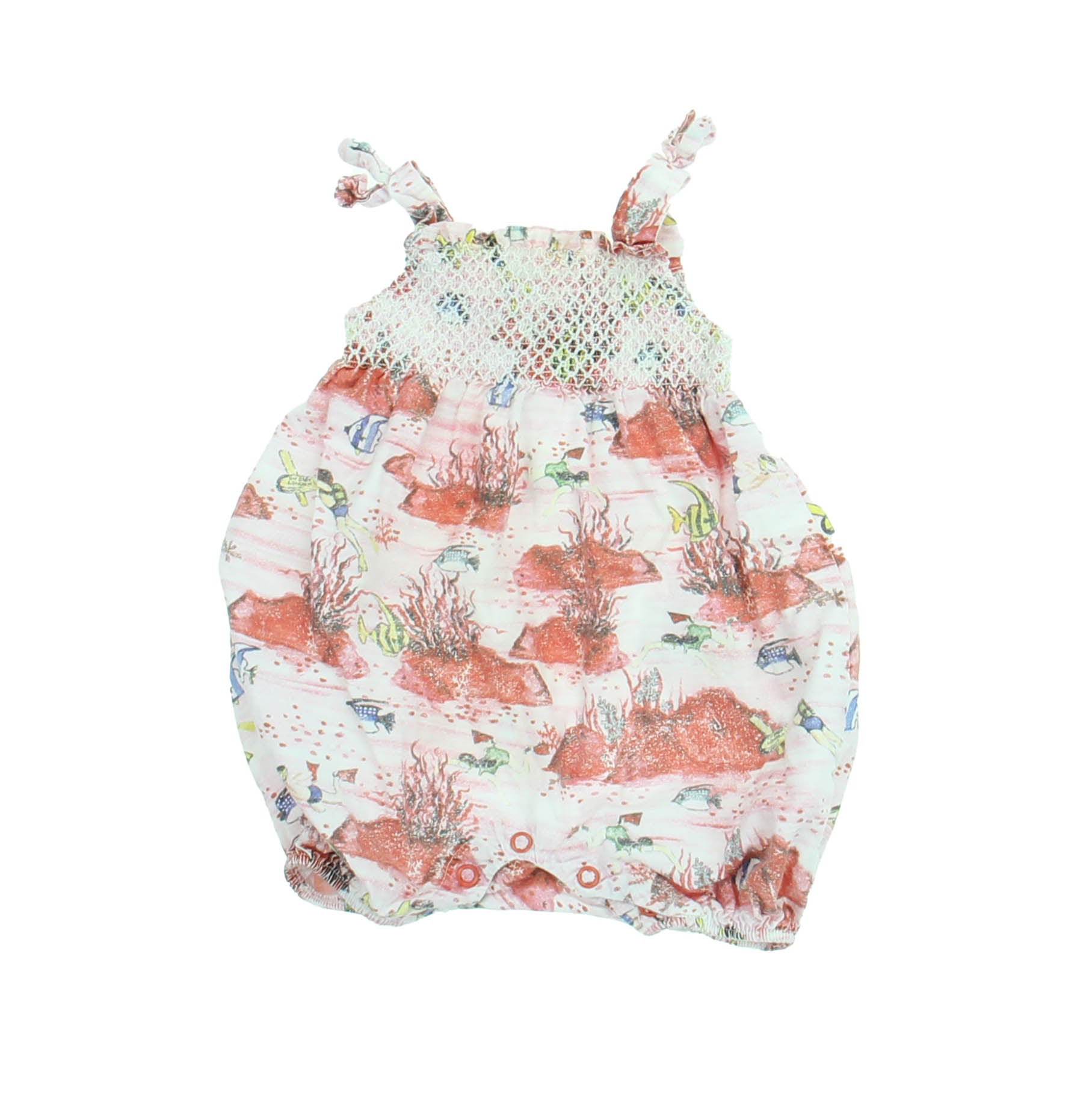 Oh Baby London Girls Pink Romper Size: 3-6 Months Pink