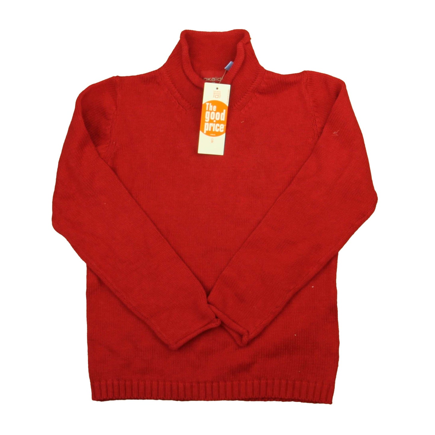 Okaidi Unisex Red Sweater Size: 10 Years Red