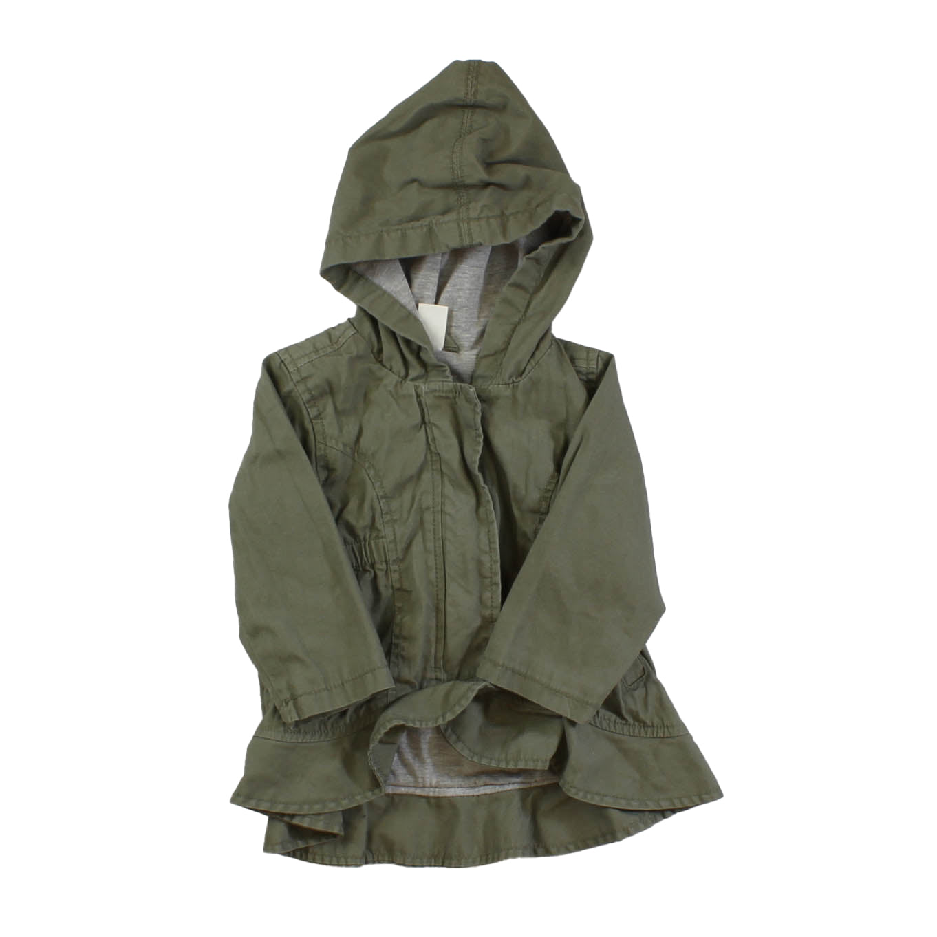 Old Navy Girls Green Jacket Size: 6-12 Months Green