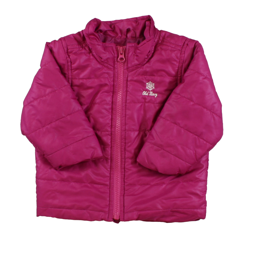 Old Navy Girls Pink Jacket Size: 6-12 Months Pink
