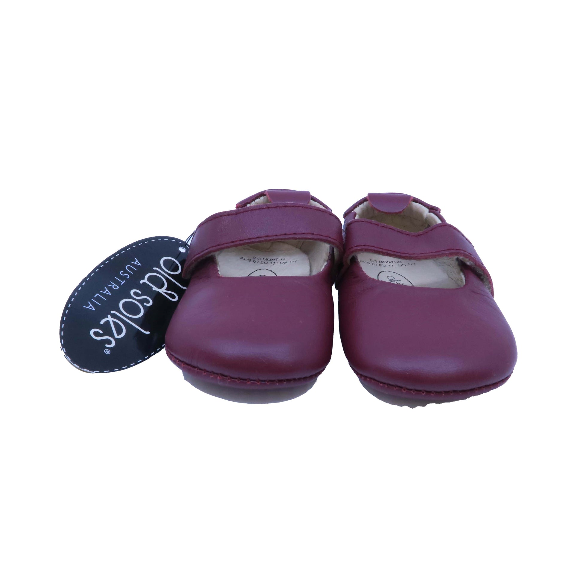 Old Soles Girls Red Booties Size: 0-3 Months Red