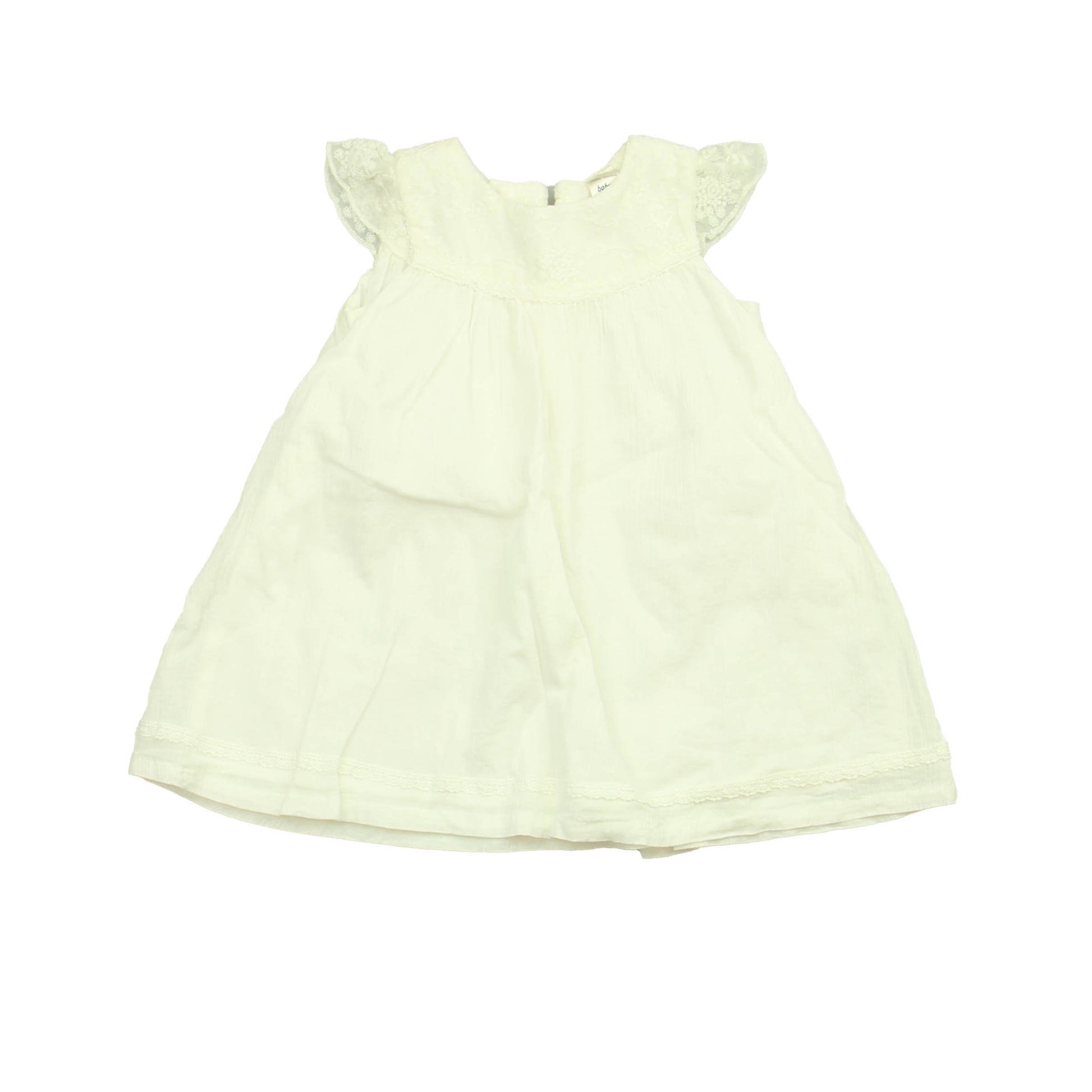 OshKosh Girls White Dress Size: 18 Months White