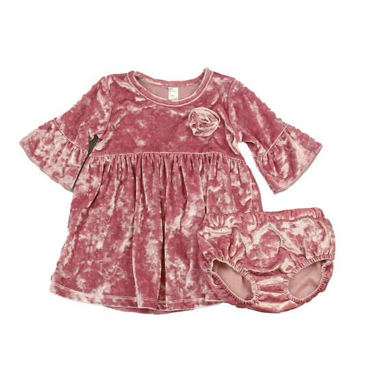 PL Baby Girls Pink Dress Size: 9 Months Pink