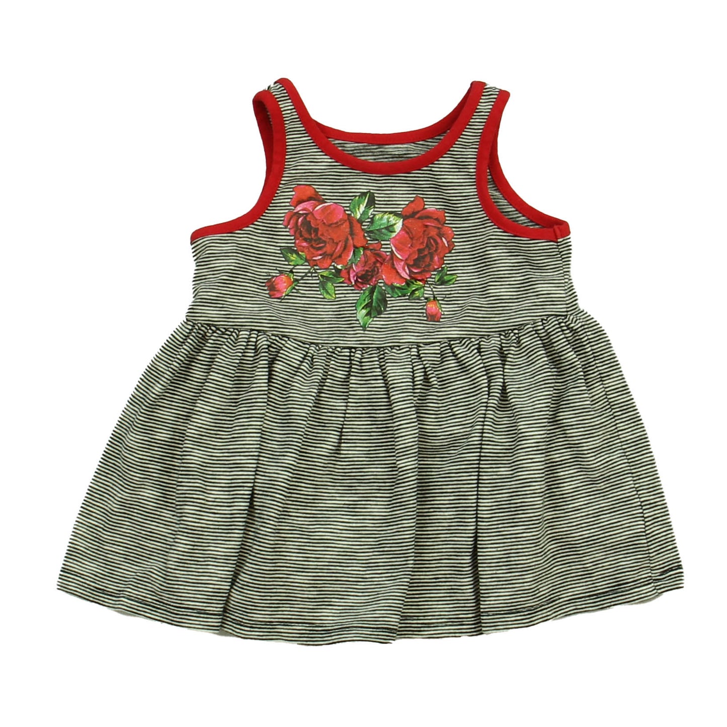 Pastourelle Girls Blue | White | Red Dress Size: 12 Months Blue | White | Red