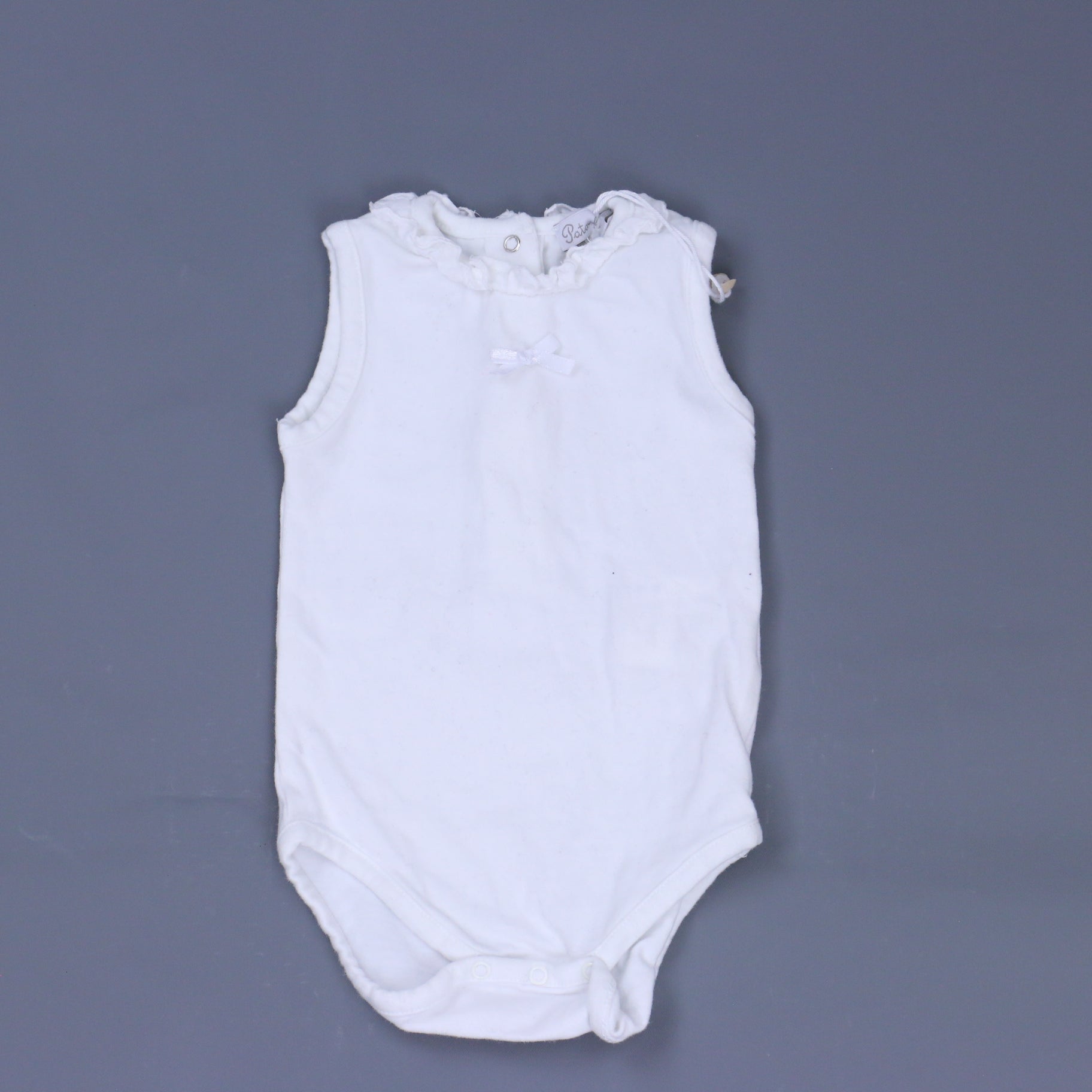 Patachou Girls White Onesie Size: 3 Months White