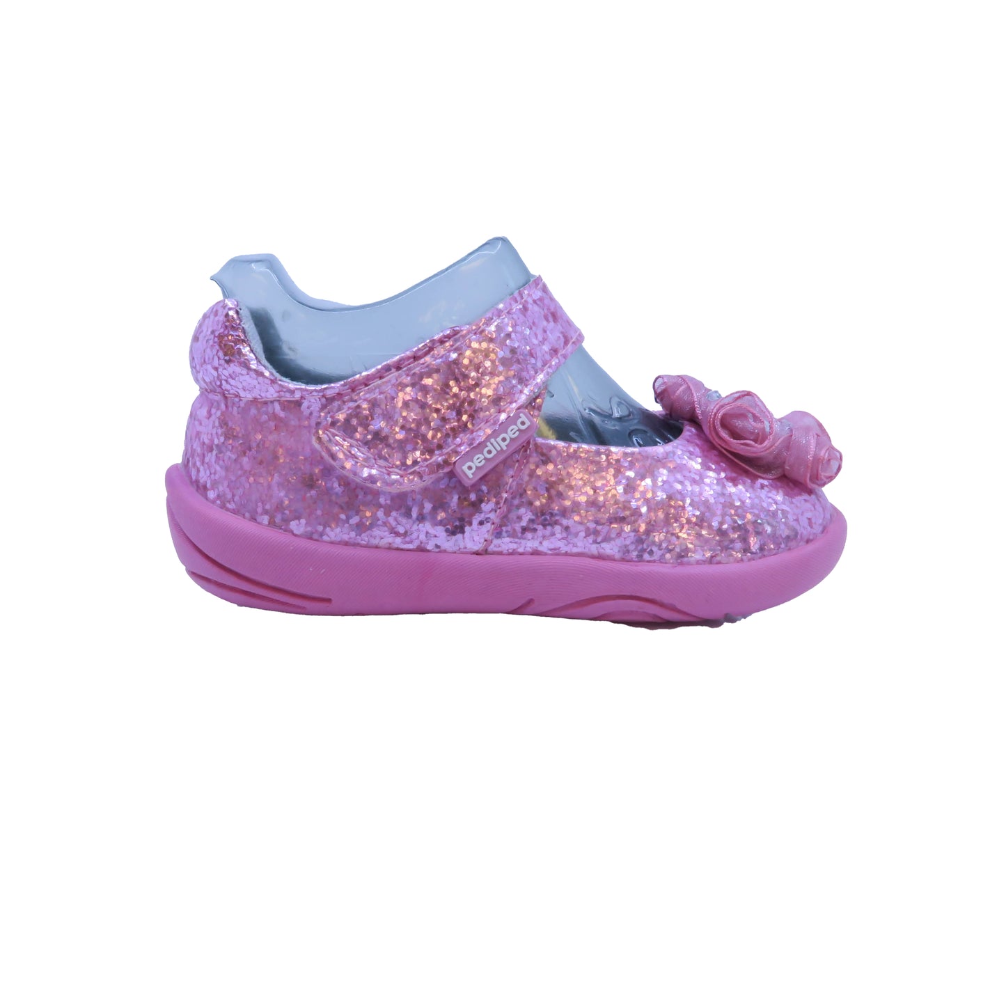 Pediped Girls Pink | Sparkly Shoes Size: 4-4.5 Infant Pink | Sparkly
