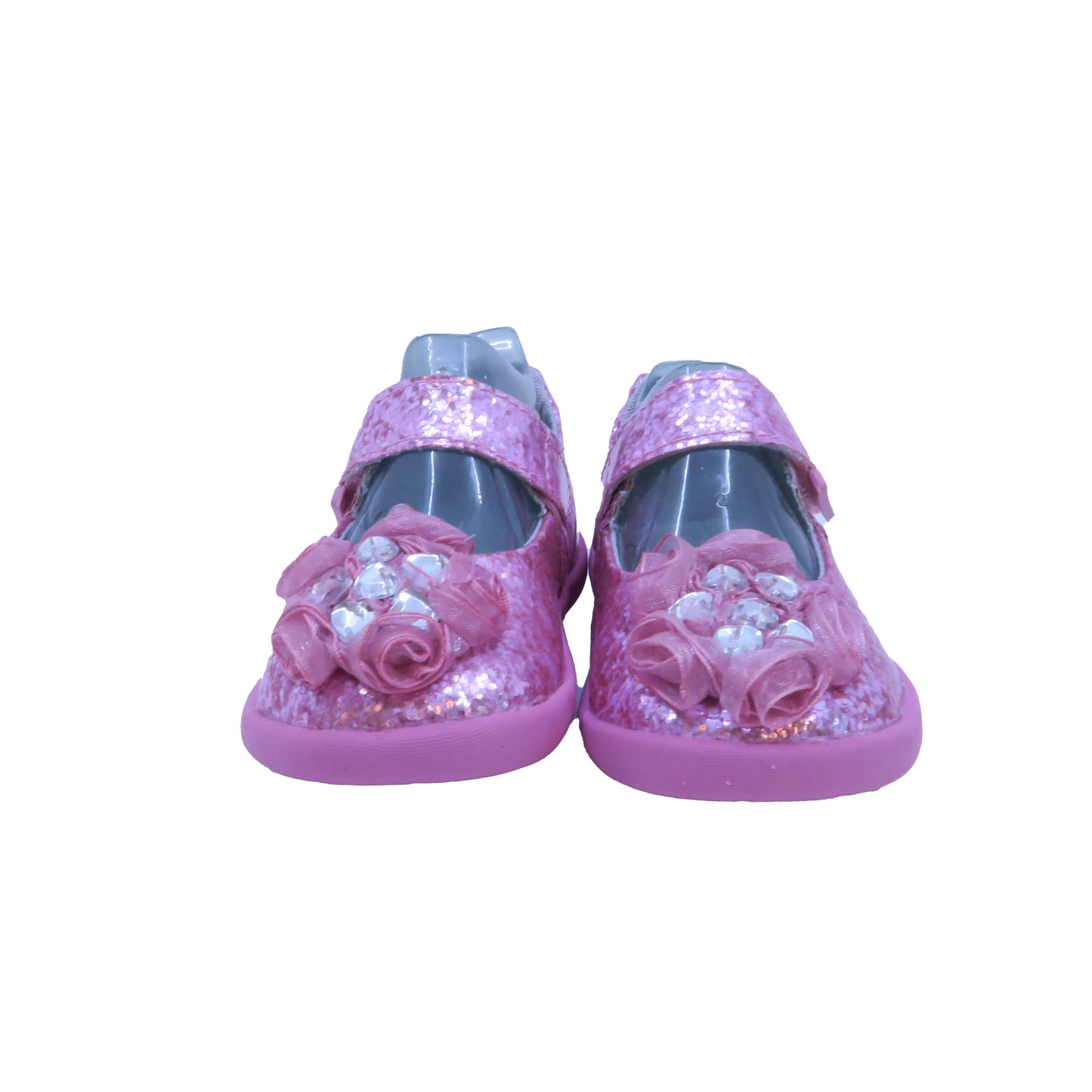 Pediped Girls Pink | Sparkly Shoes Size: 4-4.5 Infant Pink | Sparkly