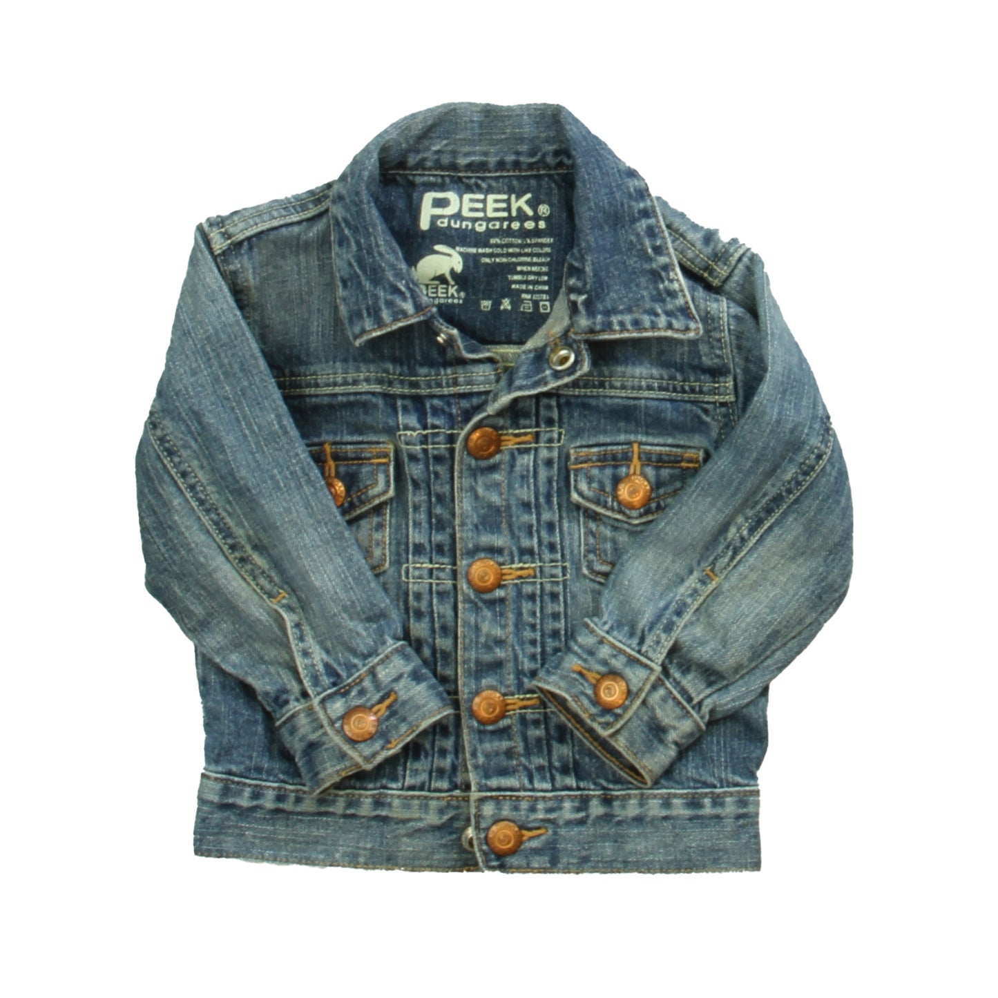 Peek Unisex Blue Jacket Size: 12-18 Months