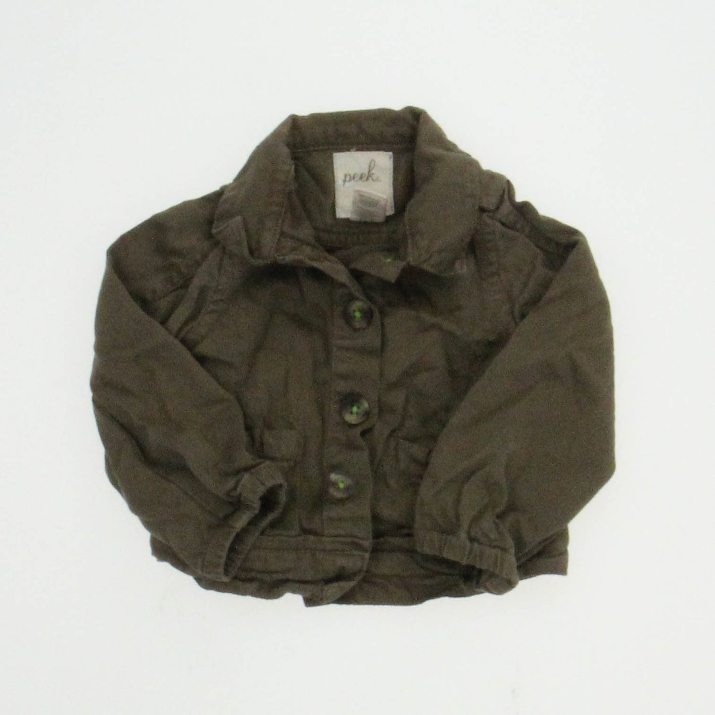 Peek Boys Green Jacket Size: 3-6 Months Green