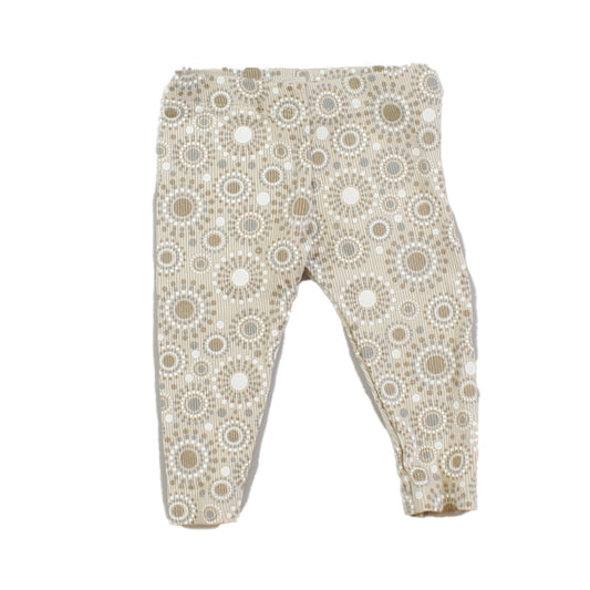Peek Girls Tan | White Leggings Size: 3-6 Months Tan | White