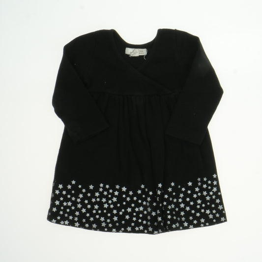 Peek Girls Black Dress Size: 6-12 Months Black