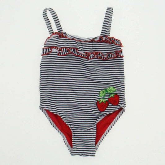 Penelope Mack Girls White | Blue 1-piece Swimsuit Size: 24 Months White | Blue