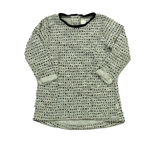 Petit Lem Girls Grey | Black Dress Size: 18 Months Grey | Black